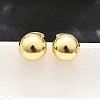 Rack Plating Brass Round Ball Stud Earrings for Women EJEW-F294-08F-G-4