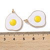 Alloy Enamel Pendants ENAM-O001-06B-G-3
