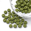 6/0 Baking Paint Glass Seed Beads SEED-Q025-4mm-N04-1