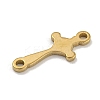 Ion Plating(IP) 201 Stainless Steel Connector Charms STAS-S146-07G-2