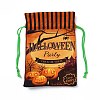 Halloween Cotton Cloth Storage Pouches ABAG-A005-01B-1