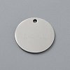 201 Stainless Steel Pendants FIND-WH0421-50P-2