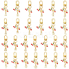 26Pcs Alloy Enamel Pendant Decorations HJEW-YW00176-1