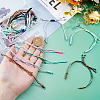 20Pcs 5 Colors Nylon Thread Cord for DIY Bracelet Making AJEW-DC00015-3