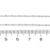 Brass Textured Bar Link Chain Necklaces NJEW-D302-65P-3