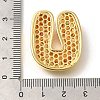 Brass Cubic Zirconia Pendants KK-M295-13G-U-3