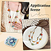 200Pcs 10 Colors Handmade Porcelain Beads PORC-PA0001-39-6
