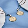 2Pcs 304 Stainless Steel Pendants STAS-LP0004-46-1