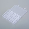 Plastic Removable Bead Containers LS-CON-WH0070-84C-2