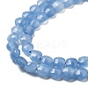 Natural Dyed White Jade Beads Strands G-C179-A6mm-10-4