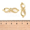 Rack Plating Brass Micro Pave Cubic Zirconia Infinity Connector Charms KK-C084-23B-G-3