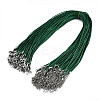 Waxed Cotton Cord Necklace Making MAK-S034-019-1