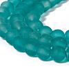 20 Colors Transparent Glass Beads Strands FGLA-X0002-01-8mm-3