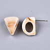 Opaque Resin Stud Earrings EJEW-T012-07-A01-4