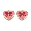 Valentine's Day Printed Alloy Pendants PALLOY-SZC0008-15D-1