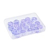 20Pcs Transparent Spray Painted Glass Beads GLAA-FS0002-40B-6