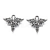 Tibetan Style Alloy LPN Caduceus Medical Symbol Charms LS-TIBEP-N008-133-2