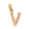 304 Stainless Steel Pendants X-STAS-F235-01G-V-1