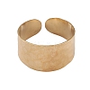 Ion Plating(IP) 304 Stainless Steel Open Cuff Rings for Women RJEW-G285-69G-2