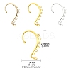 18Pcs 3 Colors Alloy Ear Cuff Findings FIND-YW0004-24-3