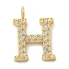 Ion Plating(IP) 304 Stainless Steel Micro Pave Cubic Zirconia Pendants STAS-Z107-03G-08-1