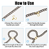 18Pcs 6 Colors Alloy Adjustable Buckles FIND-FH0008-36-5