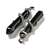 Natural Obsidian Pointed Big Pendants G-F766-07AS-08-2