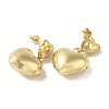 Brass Stud Earrings EJEW-R162-12B-G-2