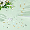 150Pcs 15 Styles 304 Stainless Steel Open Pendants STAS-WR0001-19A-4