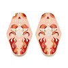 Rack Plating Alloy and Enamel Big Pendants ENAM-T021-29G-1