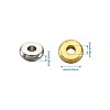 Flat Round Brass Spacer Beads KK-CW0001-01-9