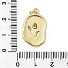 Brass Enamel Pendants KK-K302-14G-3