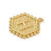 Brass Pendants KK-B126-01G-H-2