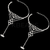2Pcs Crystal Rhinestone Tennis Ring Bracelet BJEW-CN0001-18-8