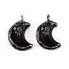 Natural Obsidian Pendants G-H359-05AS-02-1