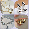 10Pcs 2 Colors Eco-Friendly Brass Pendants KK-BBC0017-34-5