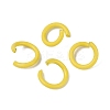 Spray Painted Iron Open Jump Rings IFIN-T017-04B-25-1