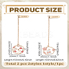 2Pcs 2 Styles Zinc Alloy Enamel Bookmarks AJEW-LP0006-04B-2