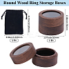 Round Wood Ring Storage Boxes BBC0002-25B-2
