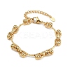 304 Stainless Steel Link Chain Bracelets for Women BJEW-Z143-14G-4