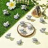 20Pcs 4 Styles Mini Resin Dog Ornaments RESI-CJ0004-85-5