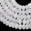Dyed Natural White Jade Beads Strands G-G107-A35-01-4