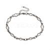304 Stainless Steel Hollow Cross-Linked Bracelets for Men BJEW-JB12293-02-2