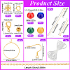 DIY Glass Beaded Bracelets & Earrings Jewelry Making Kit DIY-SP0001-20C-2