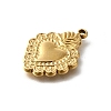 304 Stainless Steel Pendants STAS-V006-03G-03-2