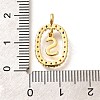 Brass Micro Pave Cubic Zirconia Pendants ZIRC-P123-01G-S02-3
