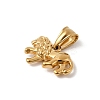 Animal Theme 304 Stainless Steel Pendants STAS-B167-27E-G-2