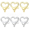 10Pcs 2 Colors Alloy Lobster Claw Clasps FIND-YW0009-35-1
