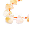 Natural Citrine Beads Strands G-E569-R06-3