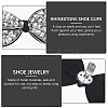 Bowknot Non-woven Fabrics Shoe Decoration FIND-WH0139-290B-6